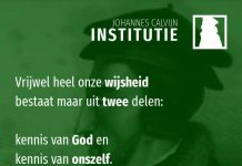 1.1.1 – Kennis van onszelf leidt tot kennis van God