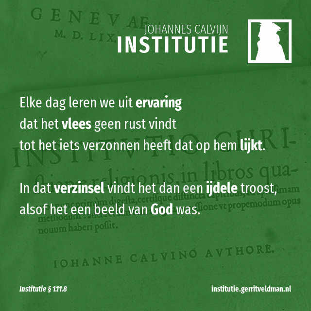 1.11.8 – De mens wil God kunnen zien