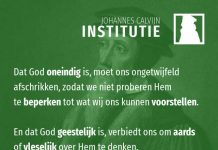 1.13.1 – God is oneindig en geestelijk