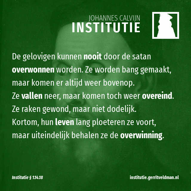 1.14.18 – Satan kan de gelovigen nooit overwinnen