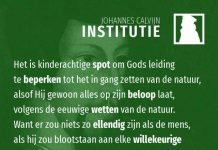 1.16.3 – Er gebeurt niets zonder dat God daartoe besloten heeft