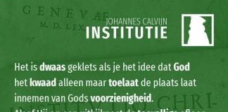 1.18.1 – God laat het kwaad niet alleen maar toe, maar doet het zelf