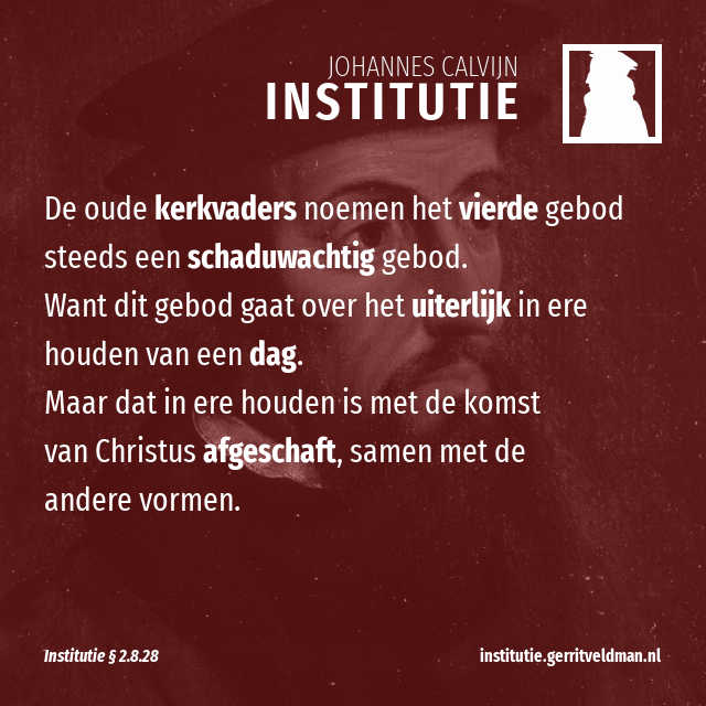 2.8.28 – Het vierde gebod