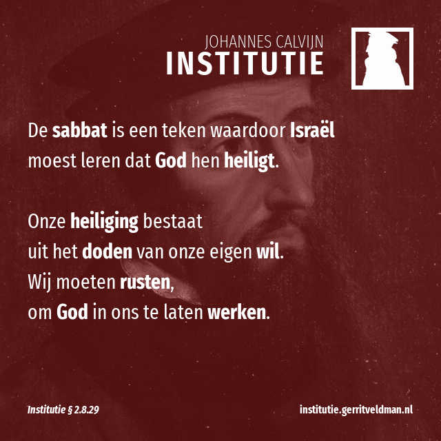 2.8.29 – Sabbatsrust en geestelijke rust