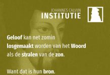 3.2.6 – Geloof is onlosmakelijk verbonden met het Woord