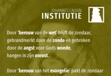 3.3.4 – Berouw van de wet en berouw van het evangelie
