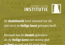 3.4.20 – De sleutelmacht kan niet zonder de Heilige Geest