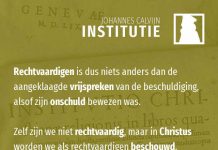 3.11.3 – De betekenis van het woord ‘rechtvaardiging’ in de Schrift