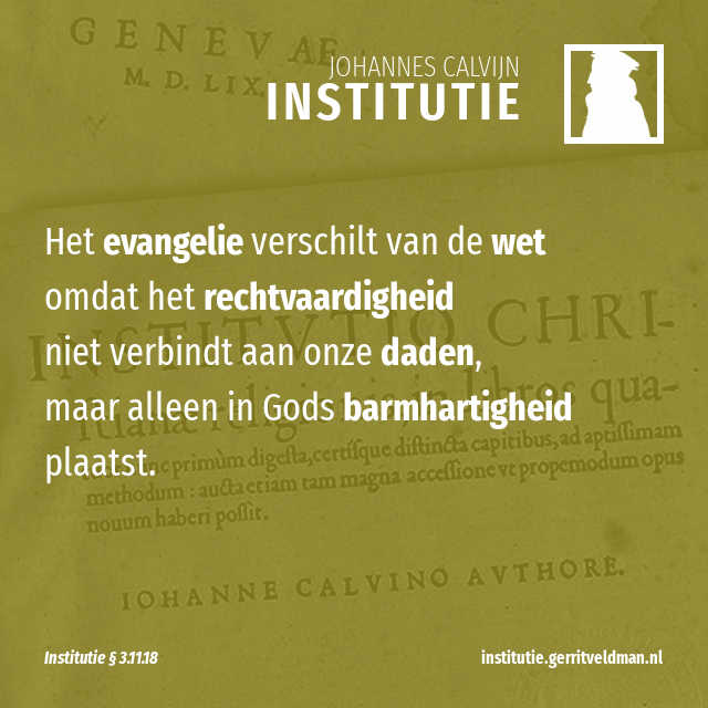 3.11.18 – Onze rechtvaardiging is gratis