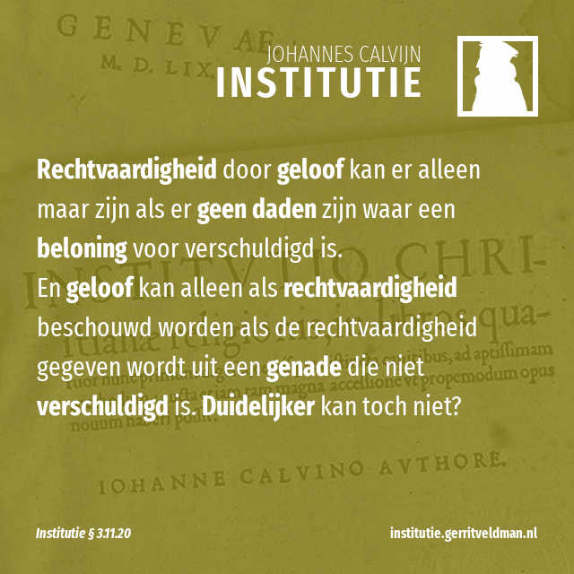 3.11.20 – Niet door daden ‘van de wet’