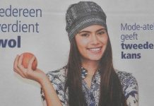 Vrouw met appel: waarom communicatievormen nooit neutraal zijn Vrouw met appel - voorpagina modebijlage Reformatorisch Dagblad