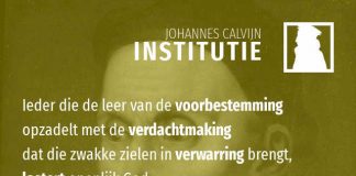 3.21.4 – Laster mag geen reden zijn om over de uitverkiezing te zwijgen