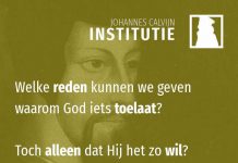 3.23.8 – Er is bij God geen verschil tussen willen en toelaten