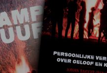 Een kil en donker kampvuur