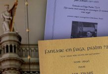 Jan Zwart – Fantasie en Fuga Psalm 72:11