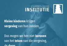 4.16.22 – De troost van de kinderdoop voor de kinderen zelf