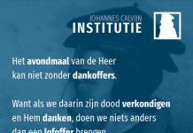 4.18.17 – Dankoffers en het avondmaal