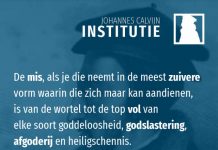 4.18.18 – De mis is een goddeloze godslastering