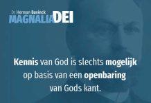 3.1 – Kennis van God is alleen mogelijk als God zich zelf bekendmaakt