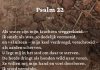 Berijming van Psalm 22