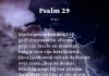 Berijming van Psalm 29