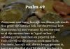 Berijming van Psalm 49