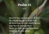 Berijming van Psalm 52