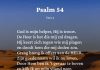 Berijming van Psalm 54