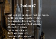 Berijming van Psalm 67