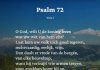 Berijming van Psalm 72