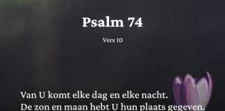 Berijming van Psalm 74